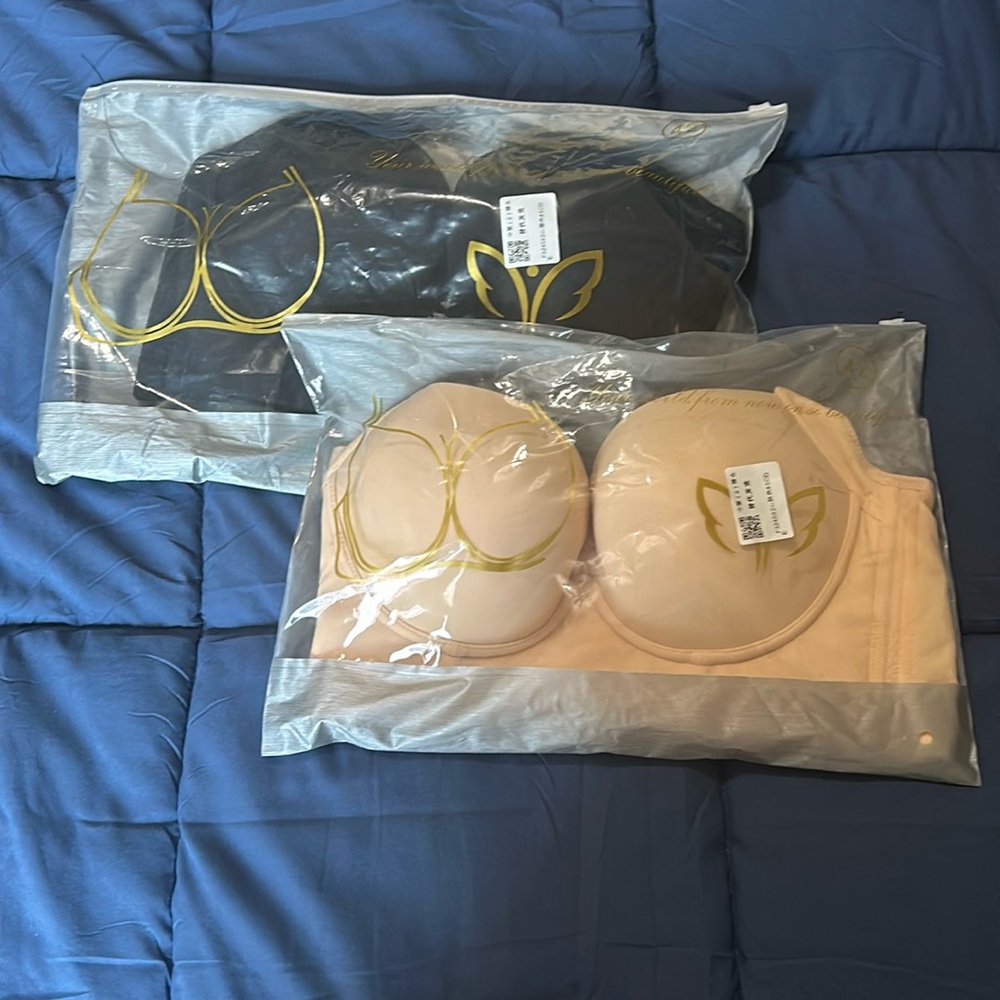 She curve push-up back slimming bras